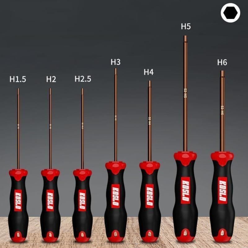 H7EE Ergonomic Handle Inner Hexagonal Screwdriver for Electronics Automobile Repair