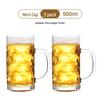 Shufu Hero Glas Bier- und Teetassen (2er-Pack)