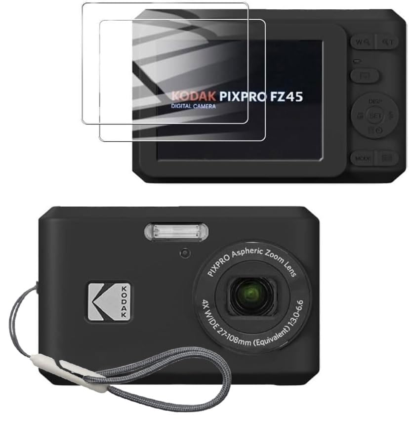 

Чохол BARDATS для KODAK PIXPRO М який силіконовий Повний Включає чохол для PixPro FZ45 та 2 захисні плівки FZ45, Захист, Легкий, Стійкий до падінь,