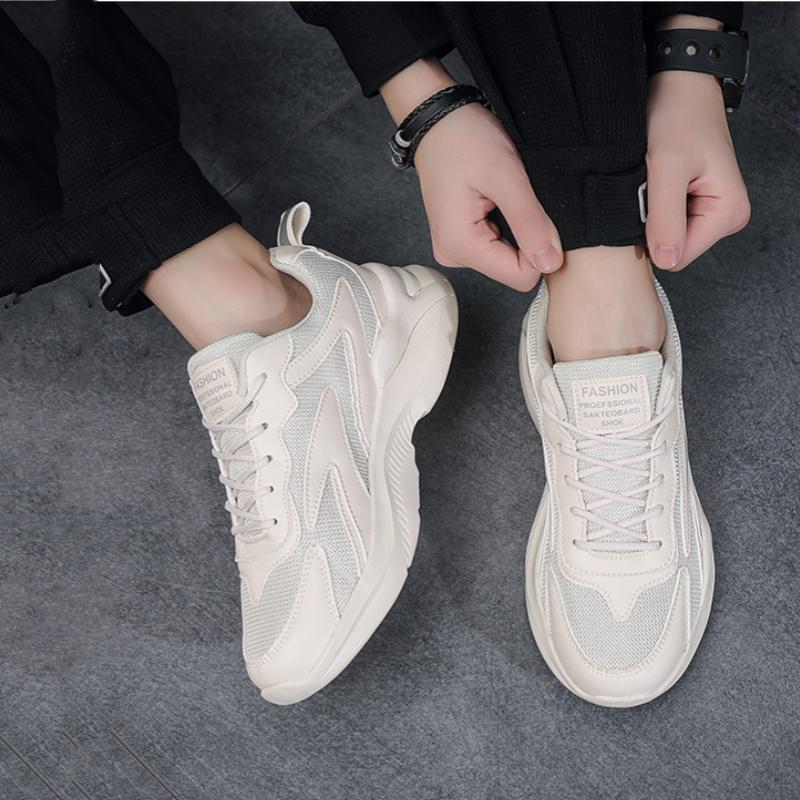Fashion Breathable Running Sneakers Mesh Men Casual Shoes Comfortable Men Sports Shoes Lightweight Soft Anti-slip Walking Shoes