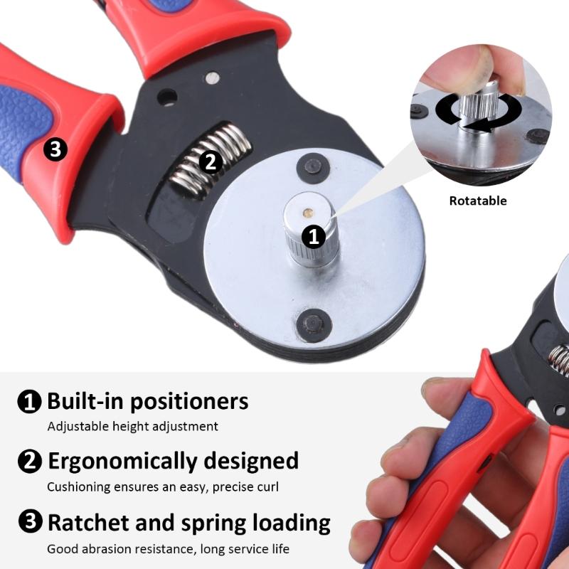 Deutsch Closed Barrels Crimper Barrels Contact Circularly Connectors Contact Crimping Tool 4 Way Indent Connectors Removal