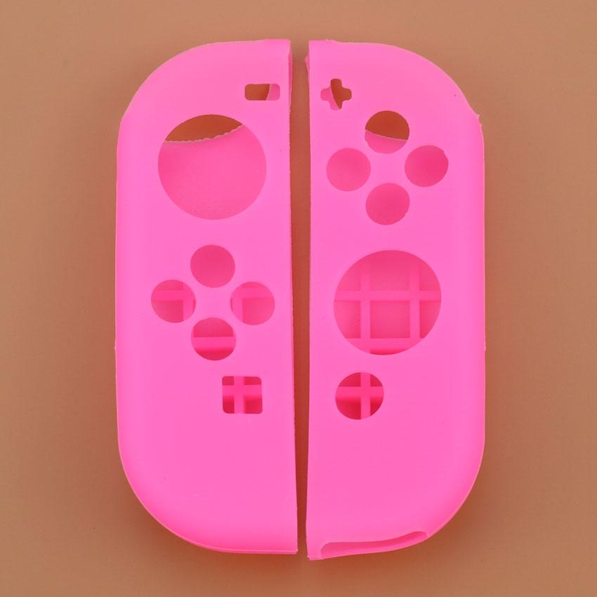 

JCD 1Set Left Right Soft Silicone Rubber Grip Gel Guard L R Controller Gamepad Sleeve Case Cover For Switch Joy-Con Joycon NS