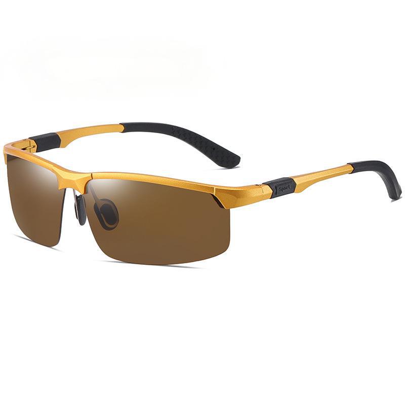 Luxury Quality Rimless Mirror Sunglasses Men Woman Polarized Sports Outdoor Sun Glasses Retro Anti-glare Driving Sunglass