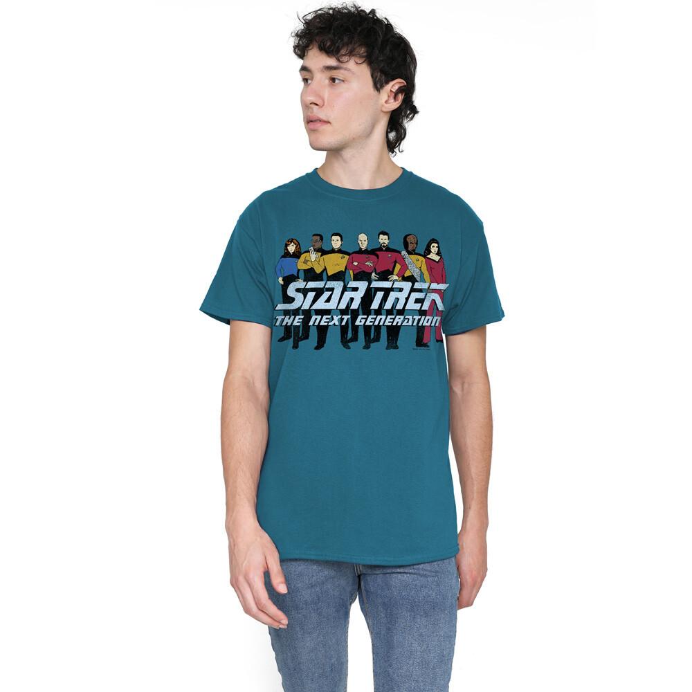 Star Trek Line Up T-Shirt S-2XL Slate S