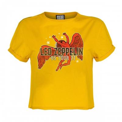 Womens/Ladies Icarus Led Zeppelin Crop Top