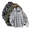 Men's Plus Size Loose Plaid Shirt Jacket - Cool, Thick, Long Sleeve for Spring & Autumn