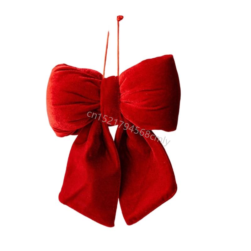 Holiday Velvets Ribbon Hanging Decoration For Restaurants Weddings And Seasonal Displays 6XDE