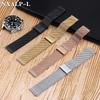 1.0 Milanese Mesh Loop Stainless Steel Watch Band Bracelet 18mm 20mm 22mm 24mm Bracelet 3mm Thickness Strap for DW for Omega