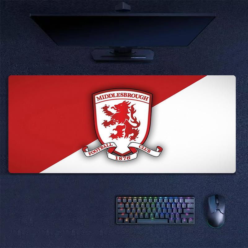 Middlesbrough FC Print  Cushion Non-slip Laptop Tablet Big Mousepad XXL Mat Mini PC Playmat With Lock edge