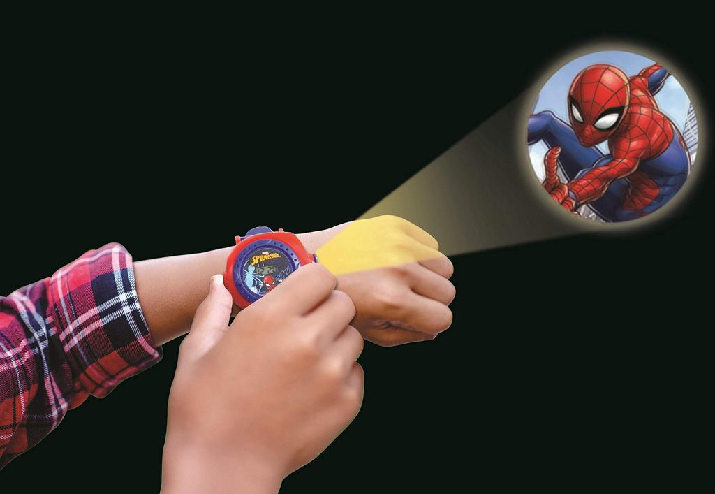 Lexibook Projection Watch Kids Digital Watch DMW050SP Spider-Man (Authentic)