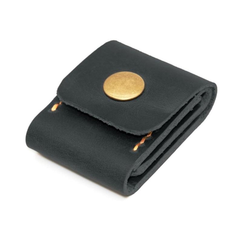 

Guitar Pick Carry Pouches Guitar Pick Case Pick Storage Pouches PU Leather Guitar Pick Holder Guitar Pick Organizers чорний