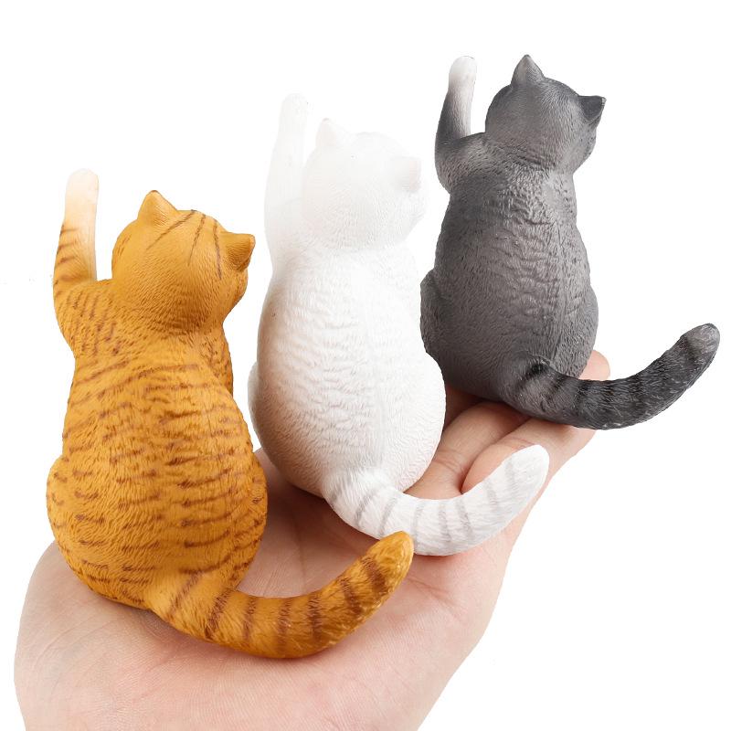 British Shorthair Kitten Simulation Toy - Cute Cognitive Birthday Gift for Kids