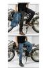 Motorcykelbyxor för män - Fyra säsonger - Fallsäker, Stor ficka, Smal passform, Högelastisk denim