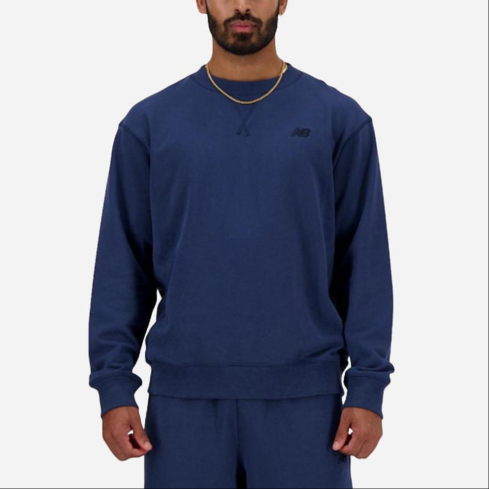 New Balance Athletics French Terry Sweatshirt Asia Sizing 'Navy' Men's MT41506-NNY