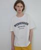 Wednesday Oasis Signature Curve Logo Short Sleeve T-Shirt_Ivory(W25-Tp21)