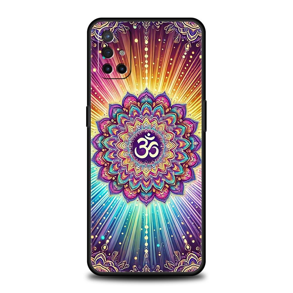 Phone Case For Oneplus 13R 13 12 10T 11 R10 Nord N100 N200 N10 9 9R CE 2 3 Z Pro Lite 5G Soft TPU Cover Indian Pattern Mandala