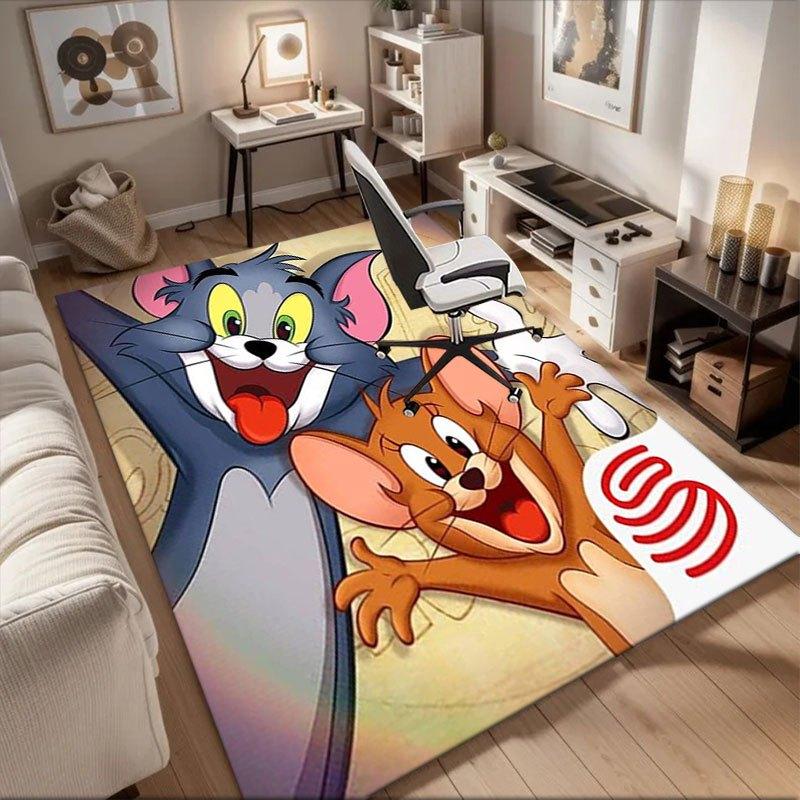 

Мультяшний чохол Tom & Jerry для iPhone Samsung LG Google Pixel Офісний килимок Декор для дому Подарунок на Хелловін та Різдво LD57 60cm by 90cm