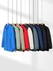 Stand Collar Down Jacket: Custom Embroidered Workwear Windbreaker for Autumn/Winter - Solid Color Block Design
