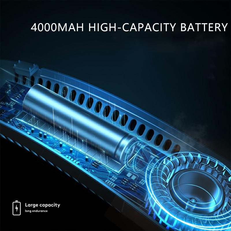 

F54 Lazy Portable USB Cooling Fan Neck-Mounted Fan White