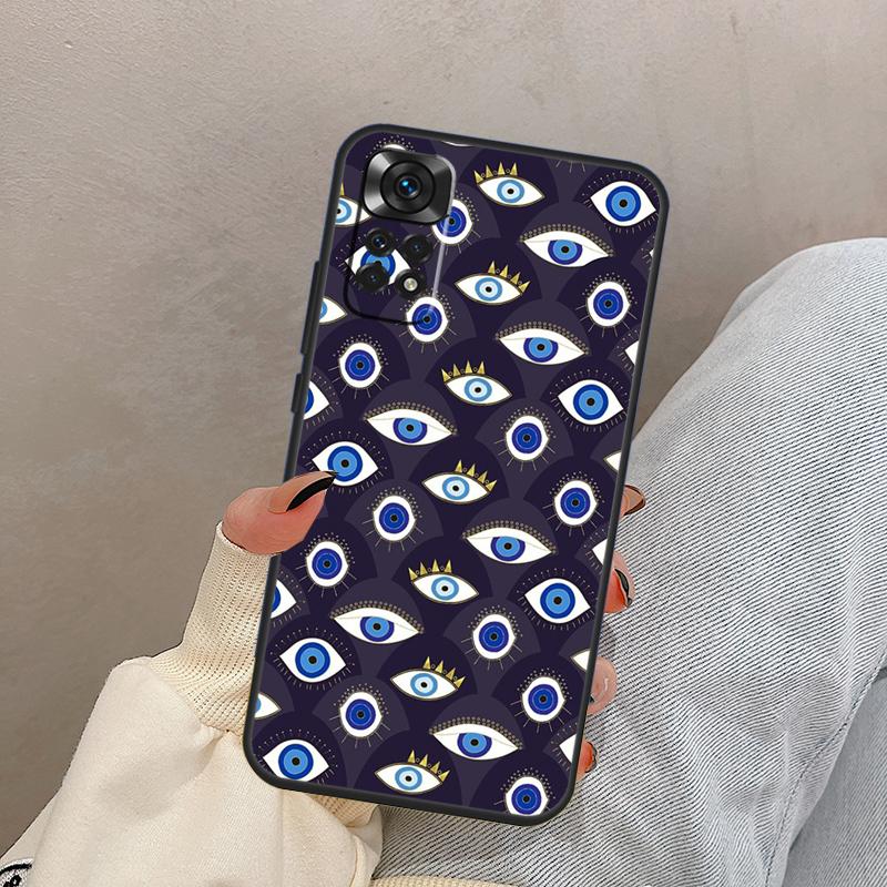 Evil Eye For Xiaomi Redmi Note 14 13 9 10 11 12 15 Pro Plus Case Cover For Redmi 15 C 13C 12C 10C 14C