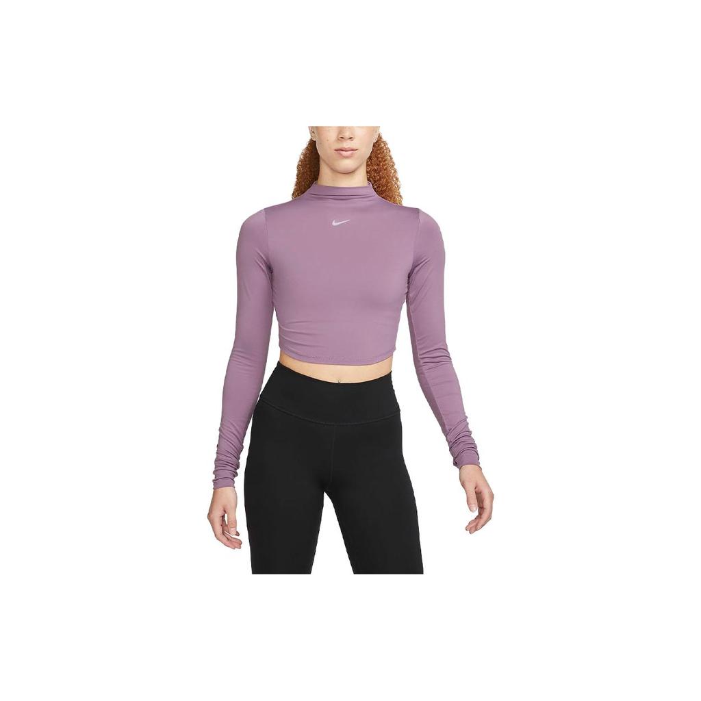 Nike Set in Sleeve T Shirt Women's Dust Purple FB5277-536