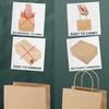 Paper Bags with Handles, Gift Bags Bulk, Retail Bags, Shopping, Milk Tea bags, Eco-friendly Portable Bags