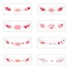 Valentine's Day Freckles Blush Tattoo Stickers Disposable Face Tattoo Sticker  Music Festival