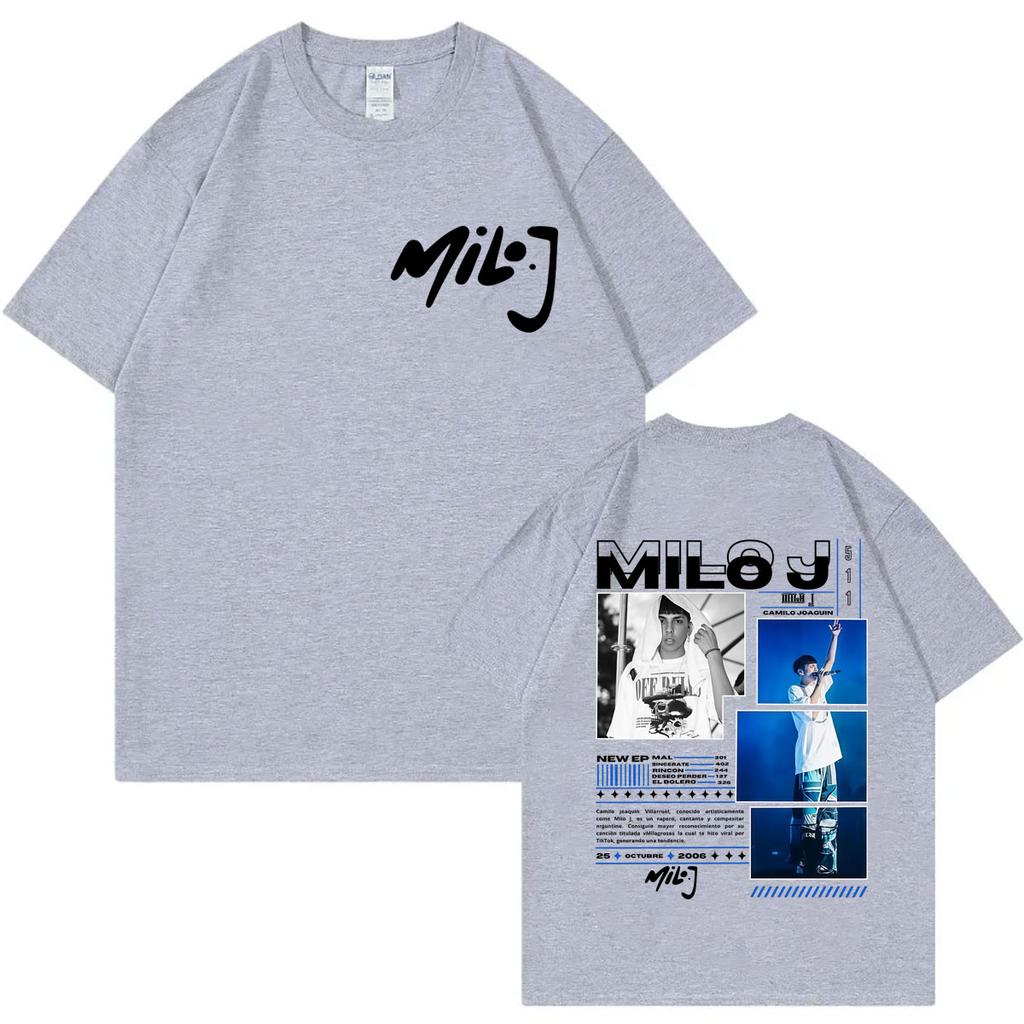 Rapper Milo J 511 Album Merch Tshirt Men Women Clothing Fashion Hip Hop Tshirts Summer Oversized Cotton Short Sleeve T Shirt