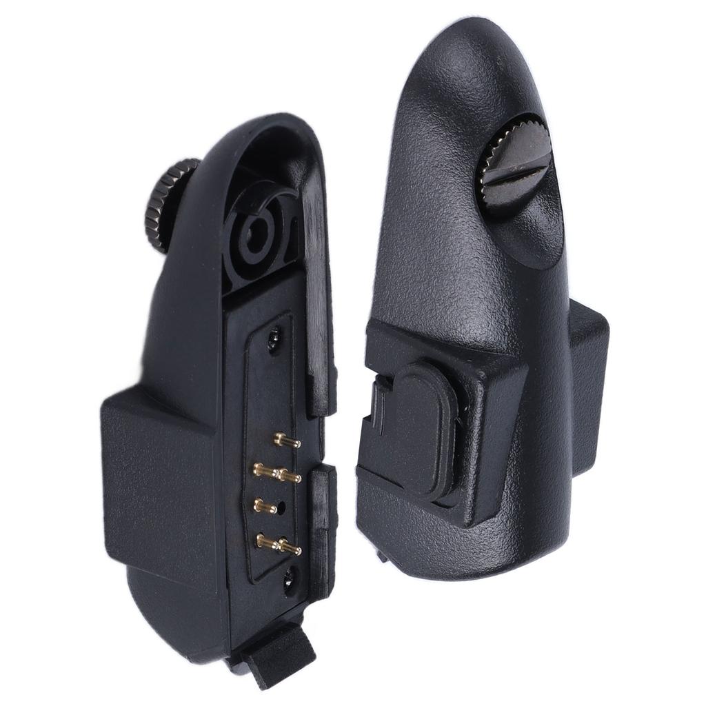 Adaptateur de casque pour talkie-walkie, 7 broches à 2 broches, adaptateur de casque Audio Portable pour GP328 GP340, 2 pièces