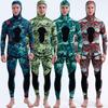 MYLEDI 3mm Camo Neopren Neoprenanzug Set Speerfischen Freitauchen Schnorcheln Surfen Wassersport Herren