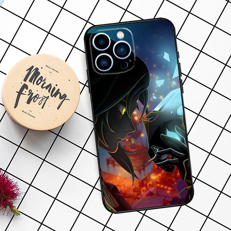 Genshin Impact Xiao Case For iPhone 14 13 12 11 16 15 Pro Max Plus Mini X XR XS Max 7 8 Soft TPU Back Cover