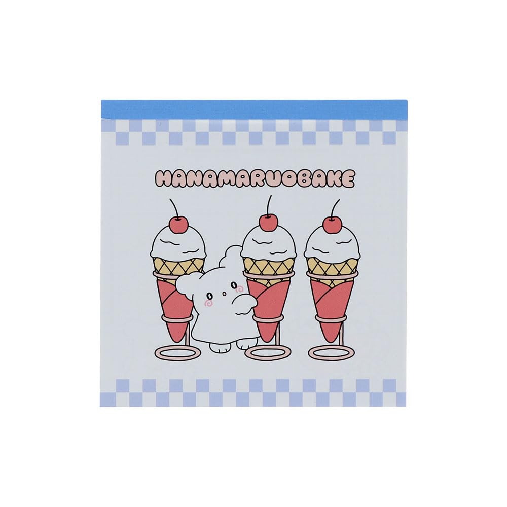 

Stationery Hanamaru Obake Sanrio Characters Memo S2849623 Sun-Star Pad, Square, Blue, синий