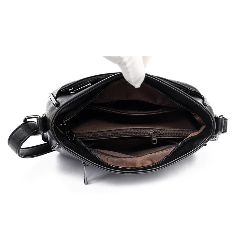 Neue Luxus-Design-Handtasche für Damen, Vintage-Stil PU-Leder Lässige Tote-Umhängetasche, Langlebige Multifunktionale Crossbody-Tasche