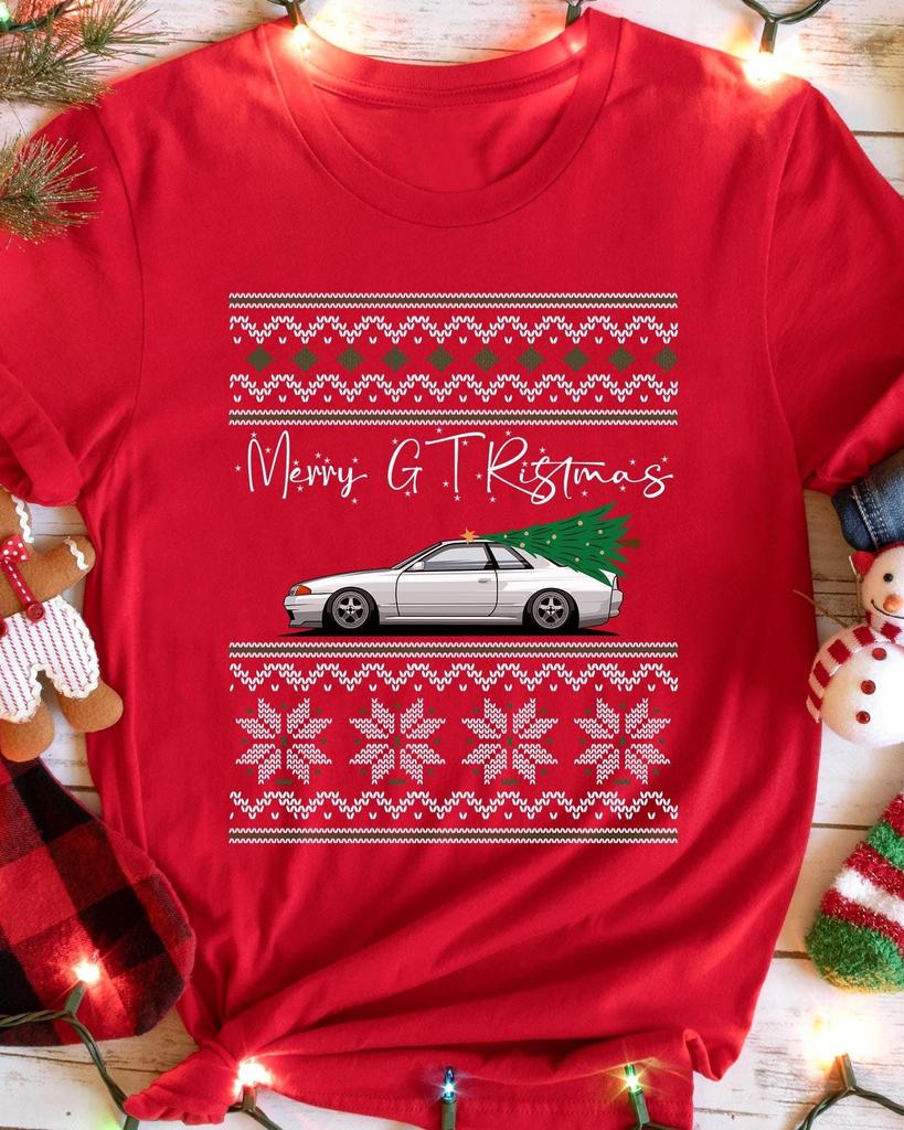 Merry GTRistmas T-Shirt, JDM Car, Ugly Christmas Tee