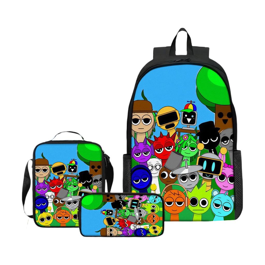 Anime Peripheral Printed Backpack, Personalized Backpack Storage Bag,1pc,