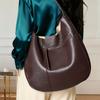 Genuine Leather Underarm Bag, Top-grain Cowhide Tote Bag, Shoulder Bag for Ladies.