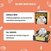BEEMAI Flocking Greedy Hamster Series 1PC Random Design Cute Figures Collectible Toys Birthday Gifts