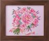 COSMO Embroidery Kit: Seasonal Flower Arrangement, Peony Bouquet, No. 522206