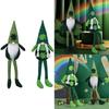 Irish Day Gnome Doll Decoration for Patricks Day Gnome Tomtes Dwarfs Ornament