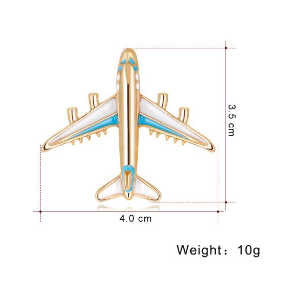 

Универсальная европейская и американская брошь «Самолет»