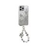 IMD Feather Yarn Suitable for Apple 16PROMAX Folded Love Mobile Phone Case Iphone11/14 Laser Silver Protective Case
