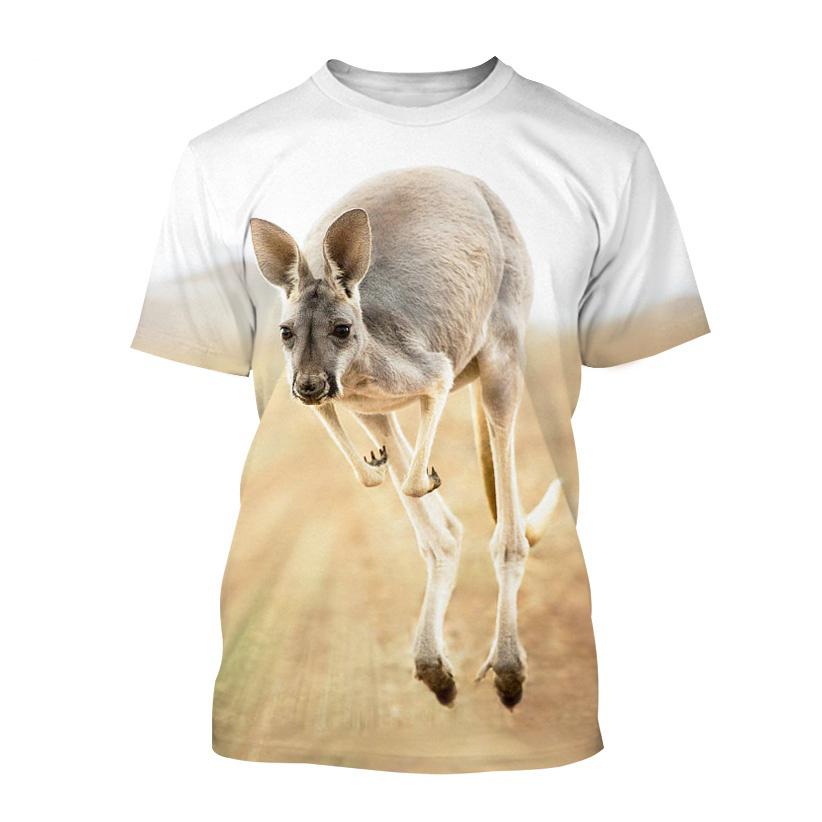 New Personality Animal 3D Print O Neck T-Shirts Summer Men Women Short Sleeve T Shirt Oversized Harajuku Tees Tops Kids Clothing