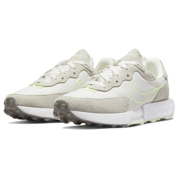 Nike Fontanka Waffle Phantom Citron Tint Women Sneakers White Light-Orewood-Brown DC3579-002