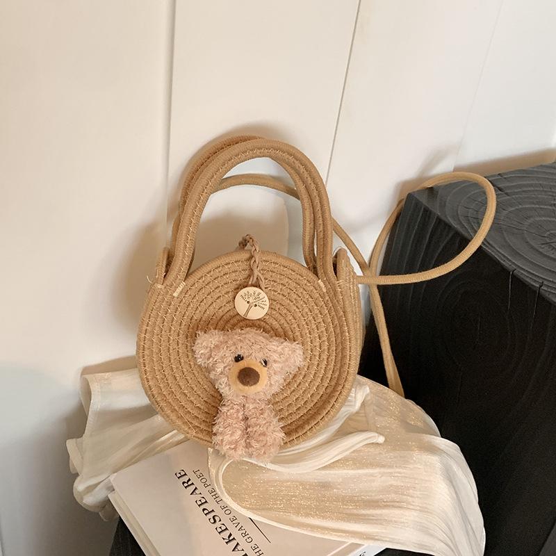 

Niche bag women s 2024 new fashionable cute small round bag leisure vacation beach bag beautiful leisure handbag хаки