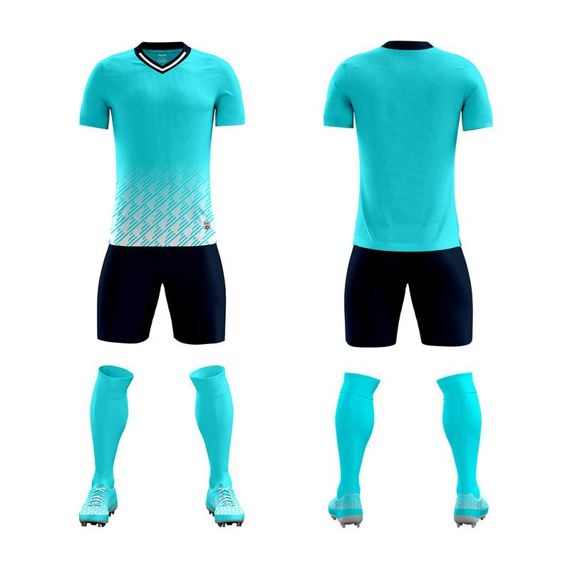 Взрослый Детский Футбольный Костюм Спортивный Костюм Тренировочный Лагерь Футбольная Тренировочная Форма Обучающая Тренировочная Форма Можно Печатать 4XS ярко-синий