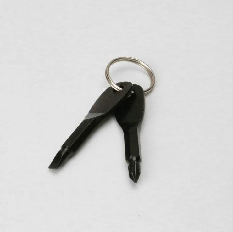 Portable EDC Screwdriver Set: Slotted & Phillips Pocket Emergency Tool for Outdoor Use