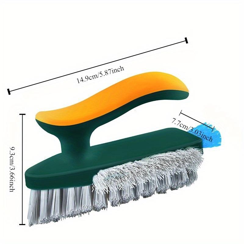 

1pc Effortlessly Clean Your Bathroom with the Toilet Brush and Corner Brush желто-зеленый