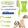 7/8Pcs with Storage Box Dog Tick Remover Tick Tweezers Tick Removal Kit Tick Removal Tool  Pet