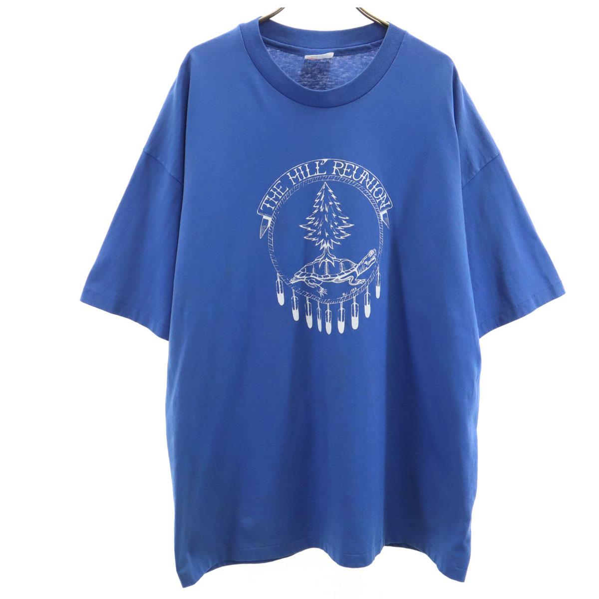 

Hanes 90s Made in USA Old Turtle Print Short sleeve T-shirt Men s Used