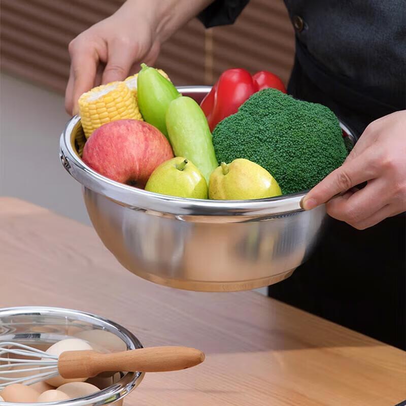 Camellia Stainless Steel Mixing Bowl